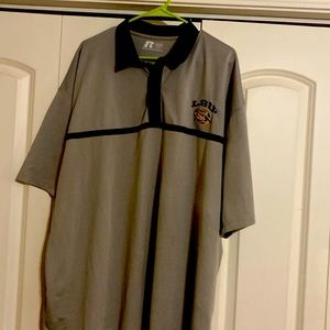 Men’s draft fit, athletic shirt with LSU emblem 3X